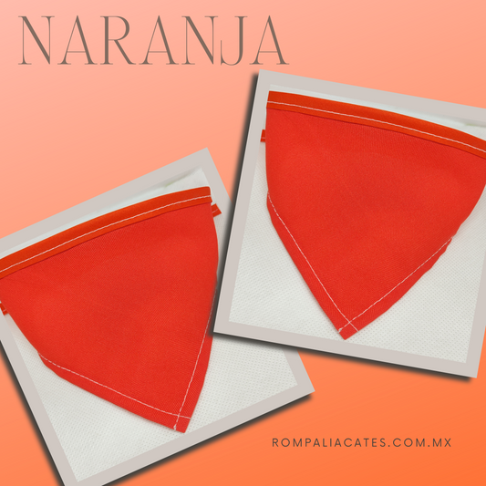 Liso Naranja Paquete 50 pzs