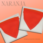 Liso Naranja Paquete 50 pzs